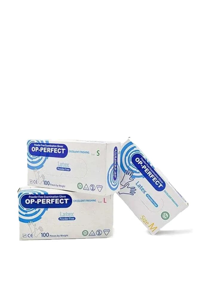 دستکش لاتکس بدون پودرOP-Perfect