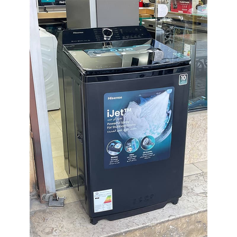 ماشین لباسشویی 21 کیلو درب از بالا هایسنس مدل WT5I2123DB — تصویر ۲