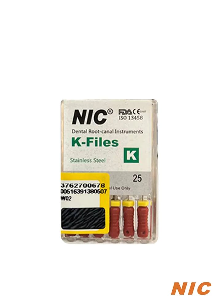 K فایل دستی 25میل K file 25mm- NIC