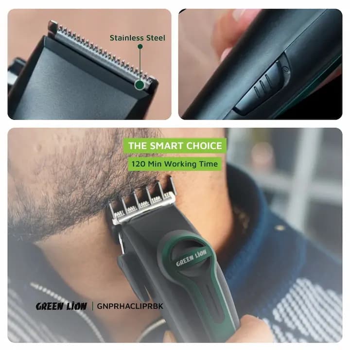 ماشین اصلاح حرفهای گرین لاین مدل GNPRHACLIPRBK — تصویر ۲