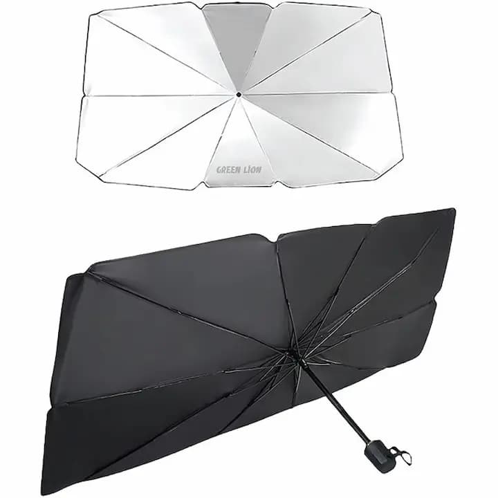 چتر آفتابگیر شیشه جلو اتومبیل گرین لاین مدل Windshield Sunshade Umbrella