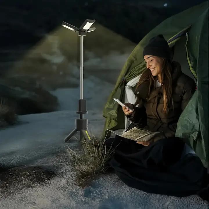 چراغ کمپینگ سه‌پایه‌ای گرین لاین مدل Trio Beam — تصویر ۲