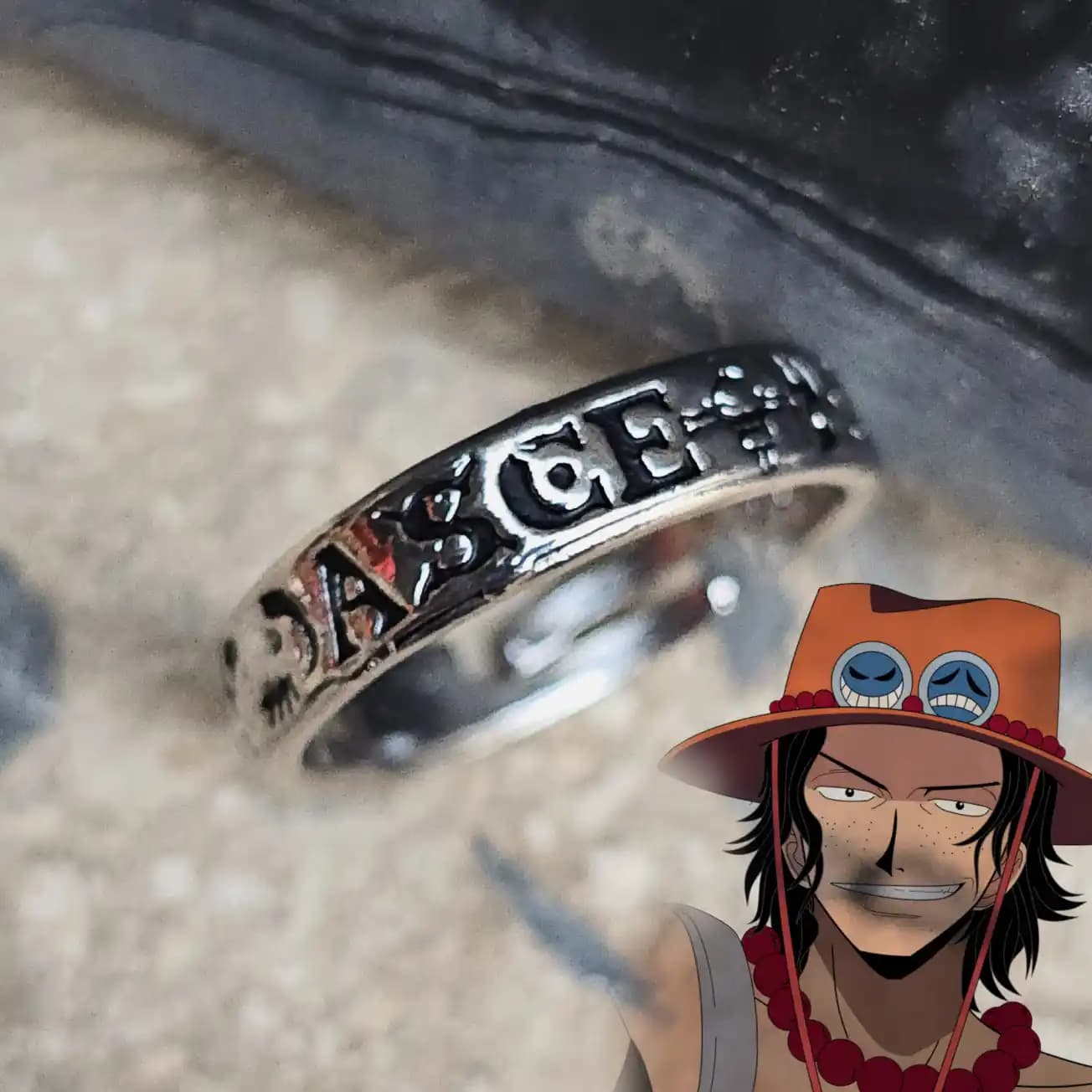انگشتر ایس از انیمه وان پیس | One piece – Ace