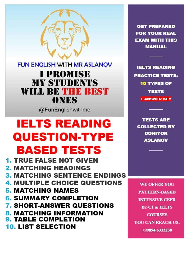 کتاب Success Reading Question-Type Based Practice Tests (آزمون‌های تمرینی موفقیت در ریدینگ بر اساس نوع سؤال) نسخه انگلیسی PDF