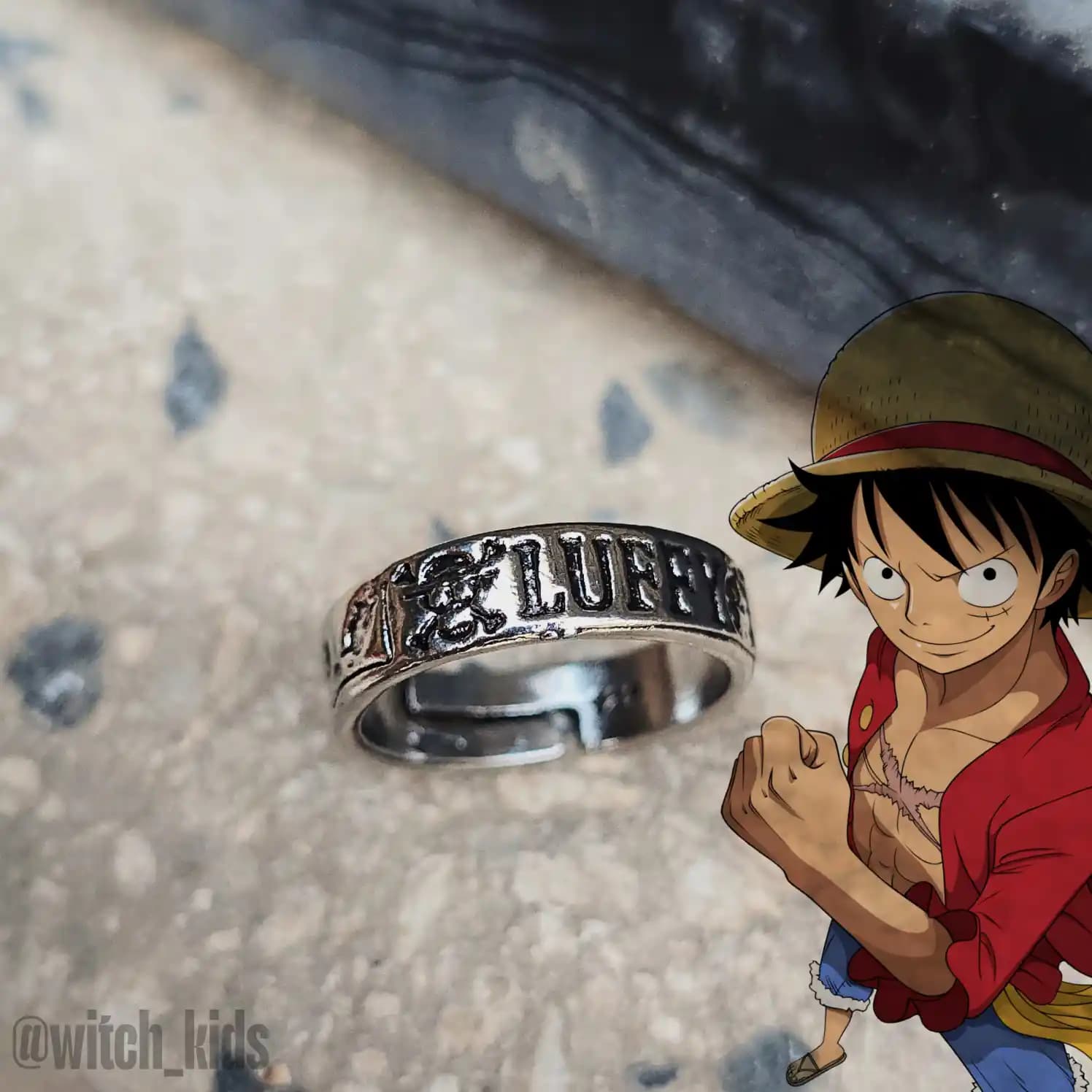 انگشتر لوفی از انیمه وان پیس | One piece – Luffy