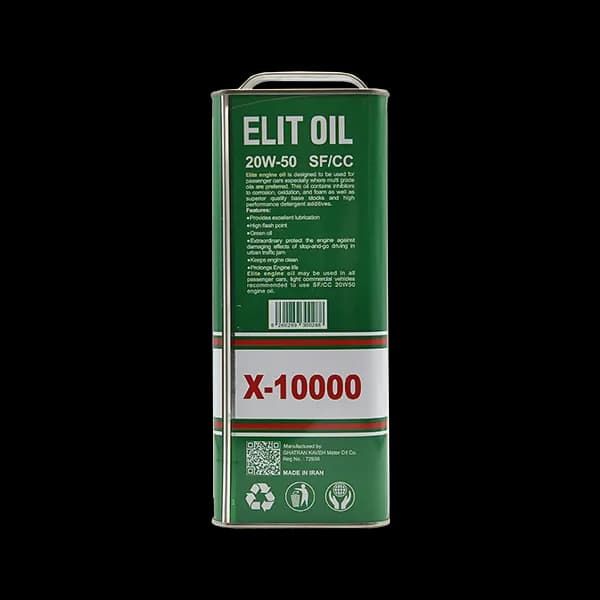 روغن موتور الیت | 4لیتری | SF/CC 20W-50 — تصویر ۴