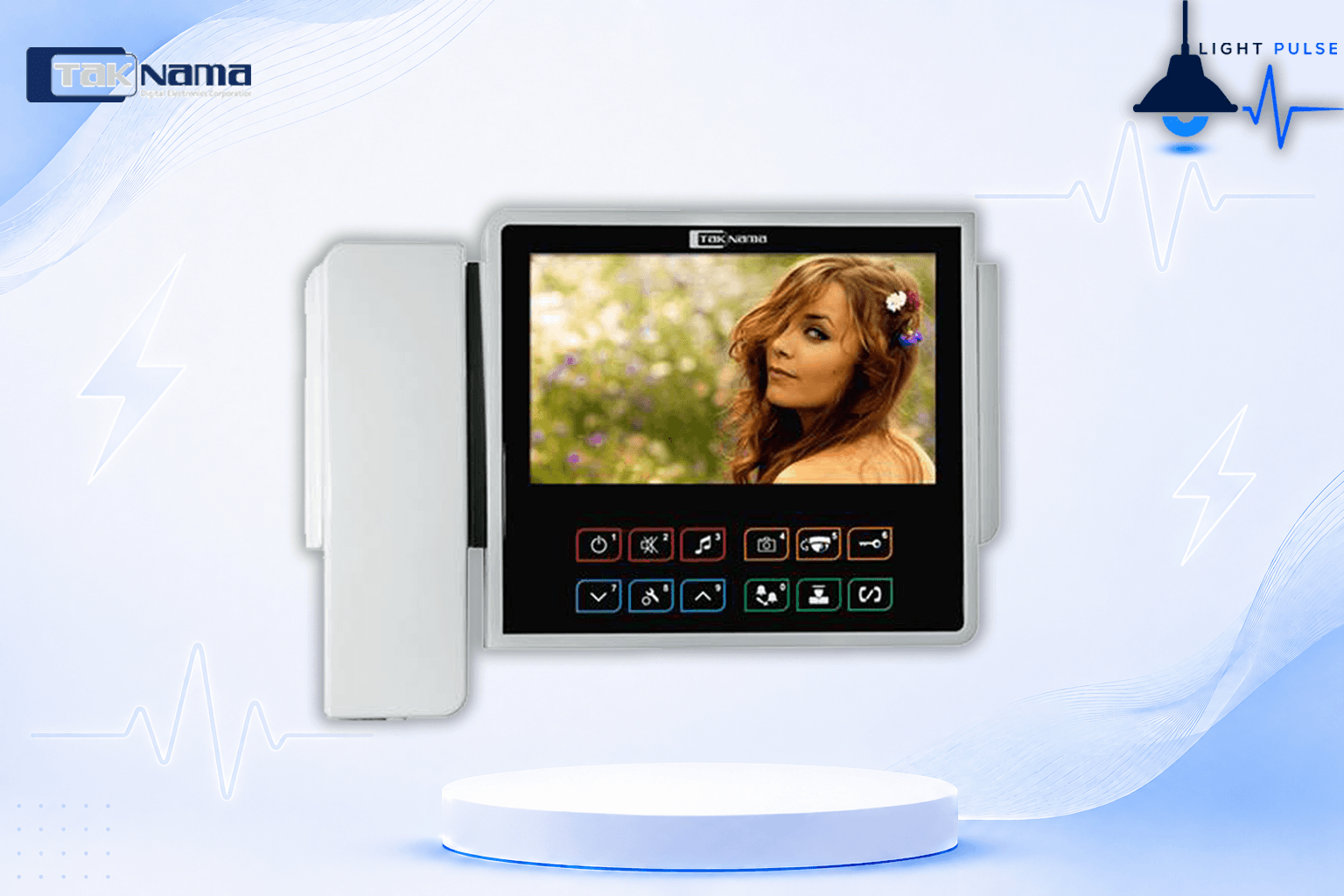 مانیتور آیفون تصویری تکنما مدل C70plus