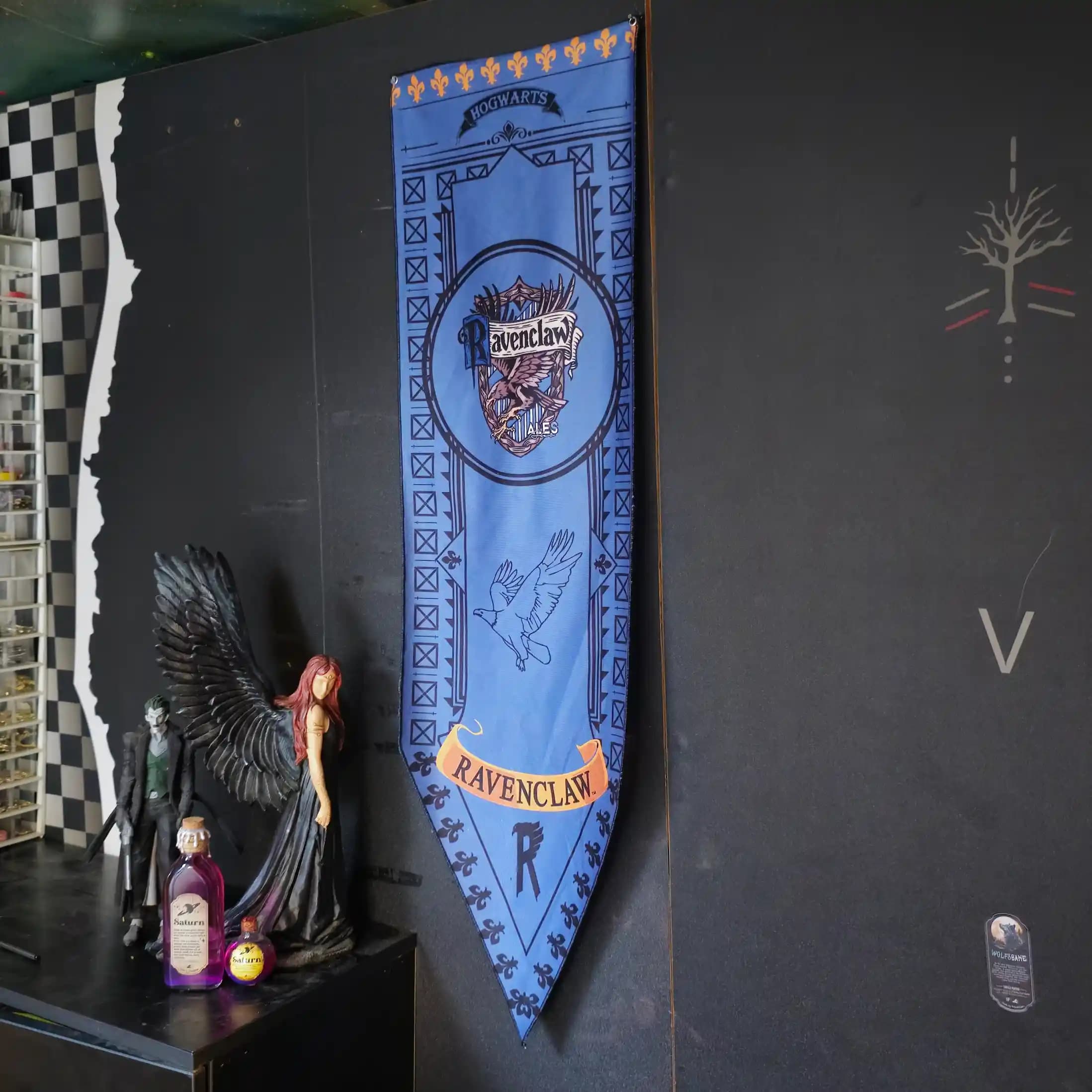 پرچم آویز دکوراتیو هری پاتر – گروه ریون‌کلا | Harry Potter – Ravenclaw