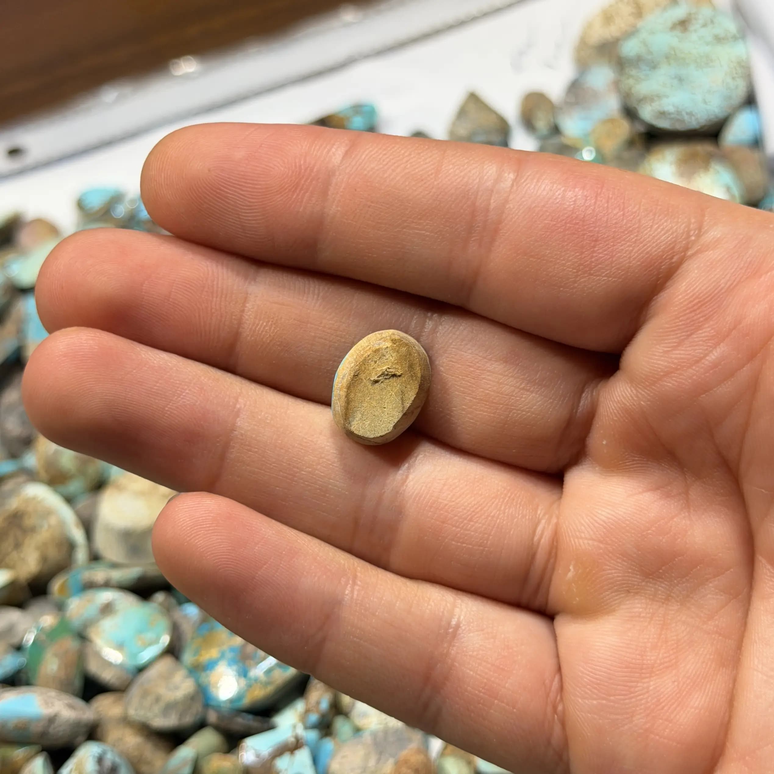 سنگ فیروزه اصل نیشابوری کد2654 — تصویر ۲