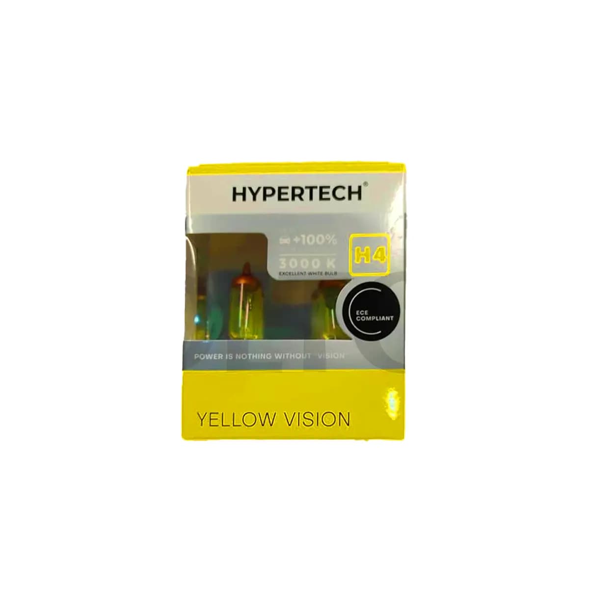 لامپ H4 سه خار 100/90W 12V زرد افزایشی 100% هایپرتک HYPERTECH — تصویر ۲