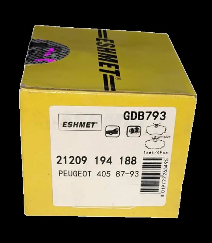 لنت ترمز جلو پژو 405 اشمیت GDB793 — تصویر ۲