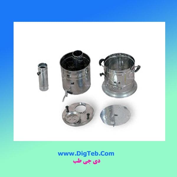 سماور هیزمی ذغالی 13لیتری — تصویر ۳