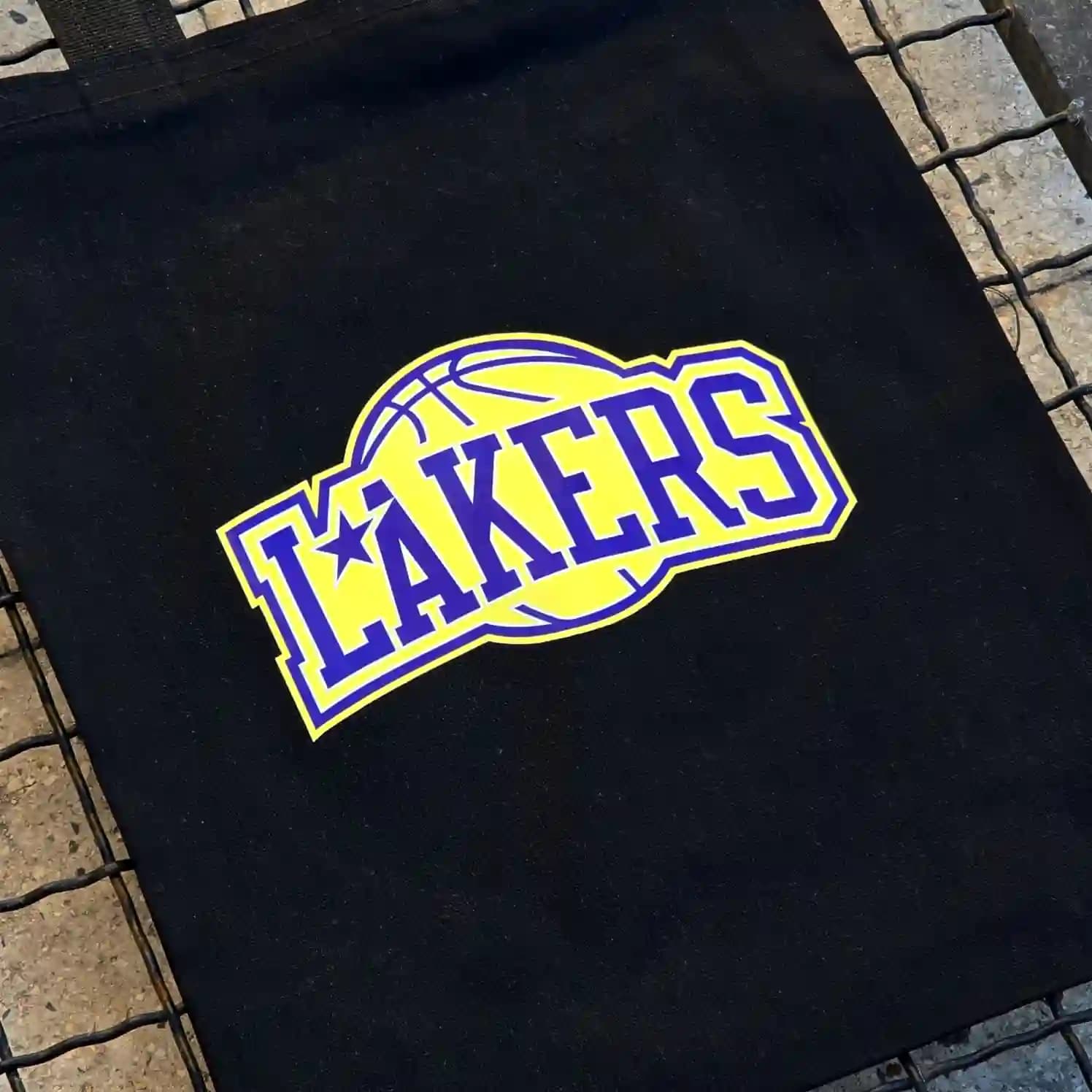 توت بگ پینترستی مشکی | لیکرز | LAKERS 🏀💜💛 — تصویر ۲