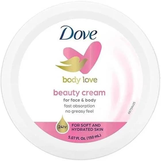 کرم دست و صورت داو Dove مدل Body Love حجم 150 میل