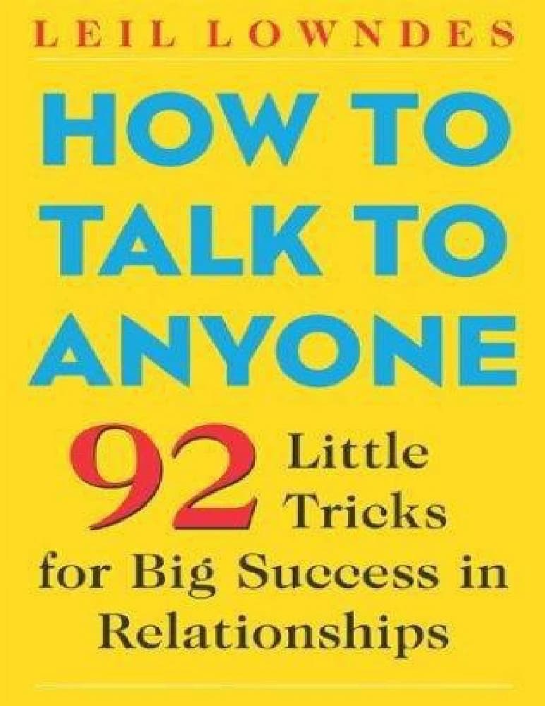 کتاب How to Talk to Anyone (چگونه با هر کسی صحبت کنیم) نسخه انگلیسی PDF | لیل لوندز