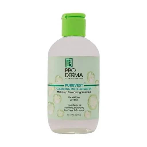 محلول پاک کننده آرایش پرودرما PRODERMA پوست چرب حجم 250 گرمی