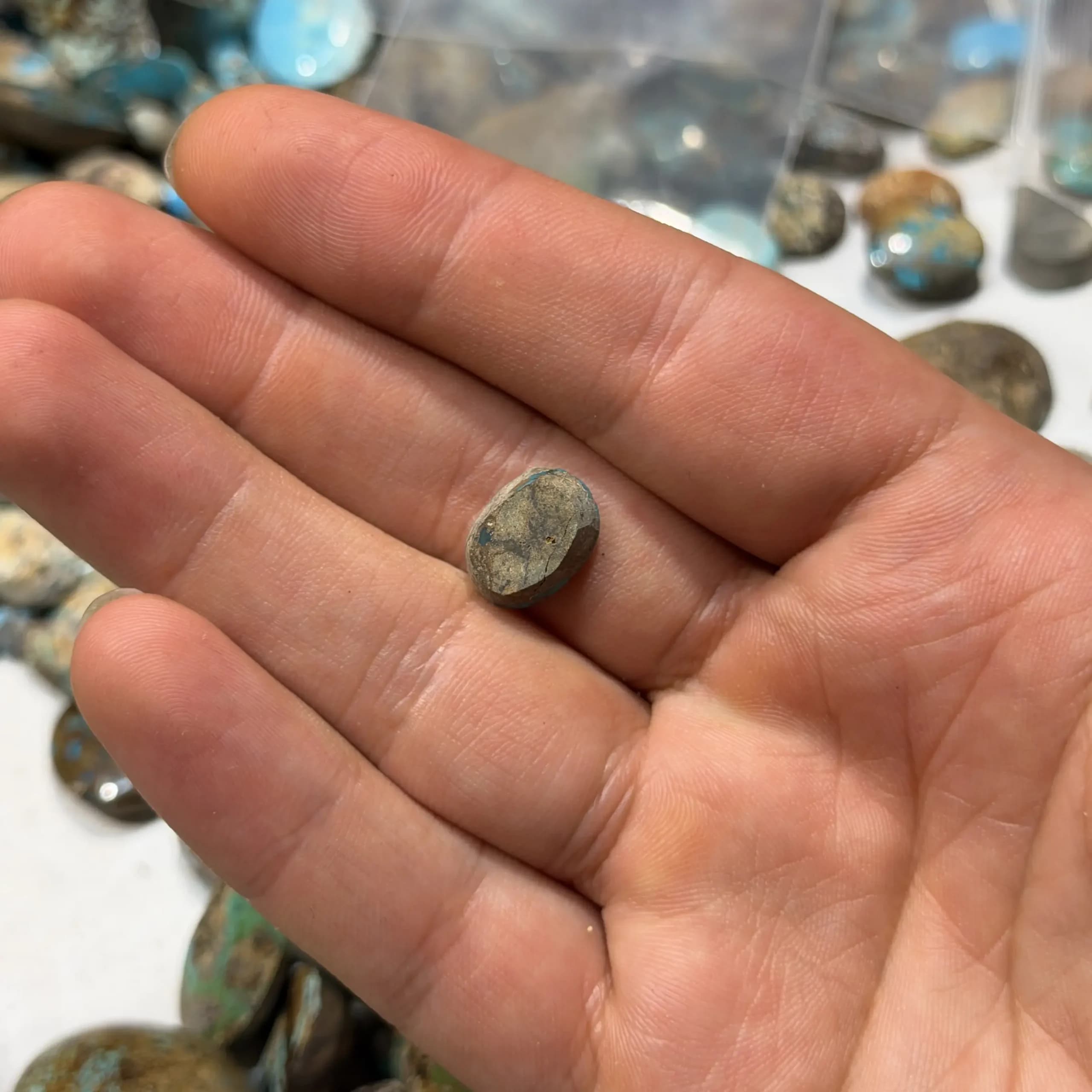 سنگ فیروزه اصل نیشابوری کد2578 — تصویر ۲
