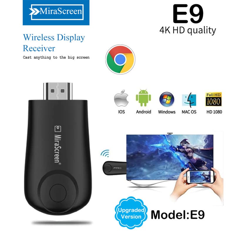 دانگل وای فای میراسکرین مدل MIRASCREEN E9 — تصویر ۸