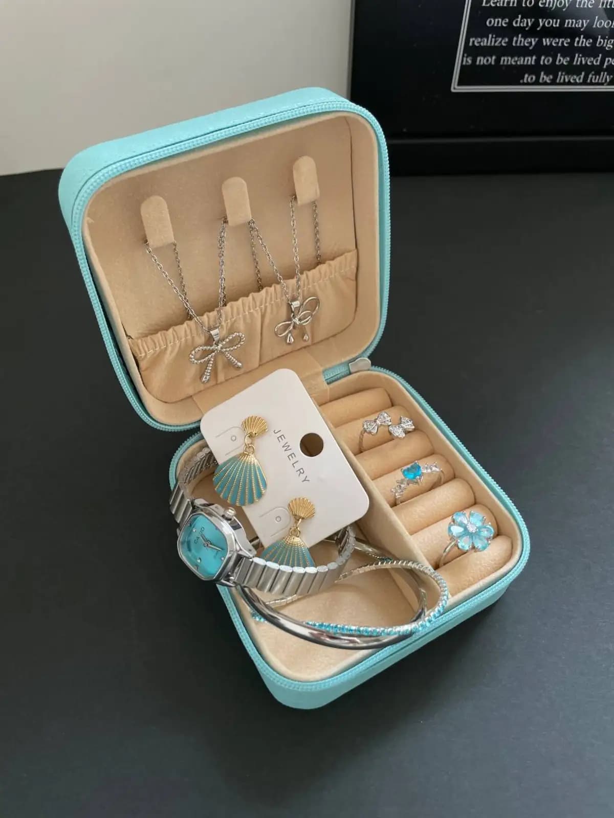 پک اکسسوری آبی دخترانه کادویی