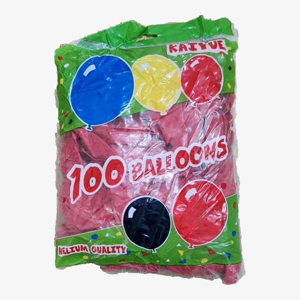 بادکنک کایو قرمز (بسته 100تایی)