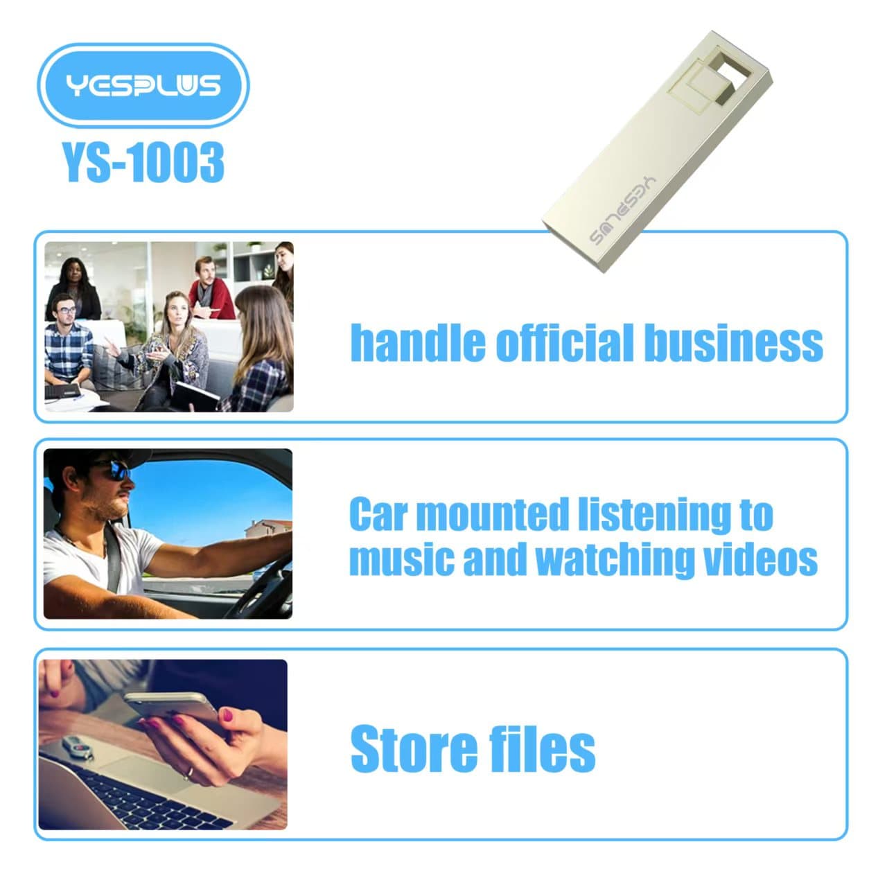 فلش مموری 128 گیگ Yesplus YS-1003 — تصویر ۳