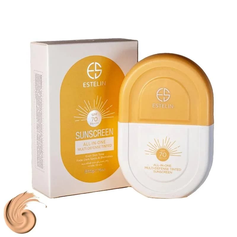 کرم ضد آفتاب رنگی استیلن SPF50 چند کاره 50 گرم — تصویر ۲