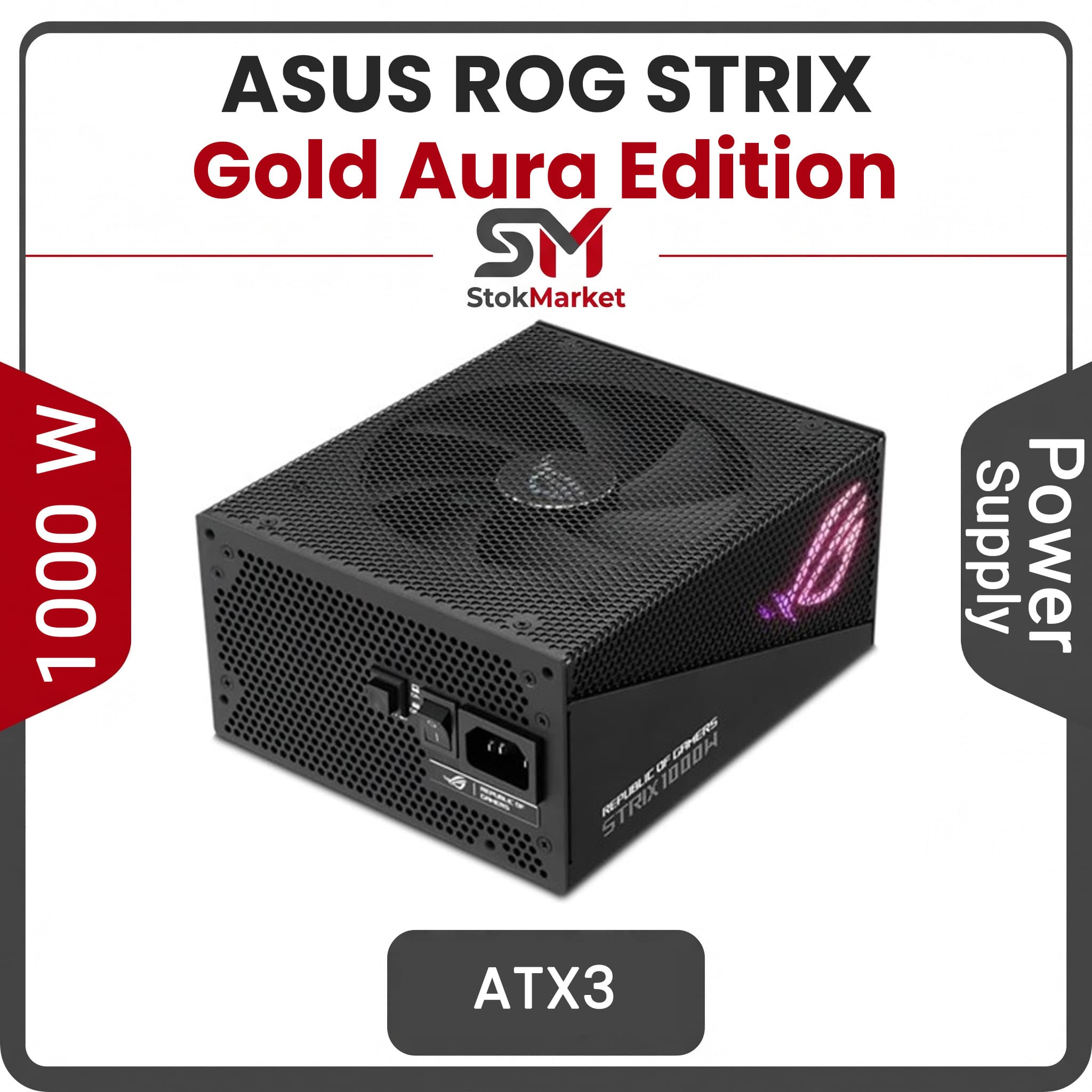 پاور 1000 وات ایسوس مدل ROG STRIX Gold Aura Edition