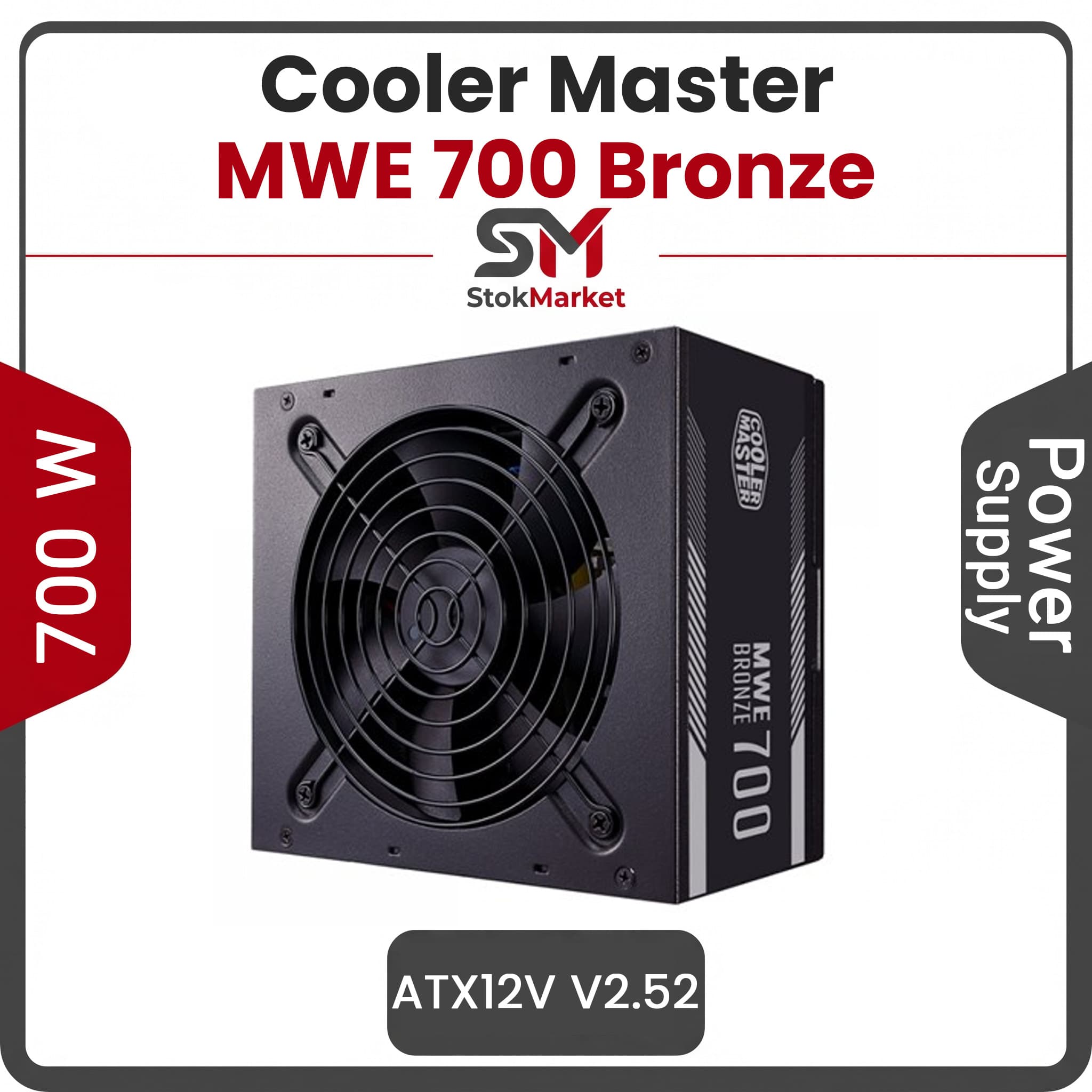 پاور کامپیوتر کولر مستر MWE Bronze 700W