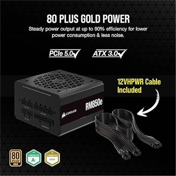 پاور کورسیر 850 وات Power Corsair RM850E Gold — تصویر ۵