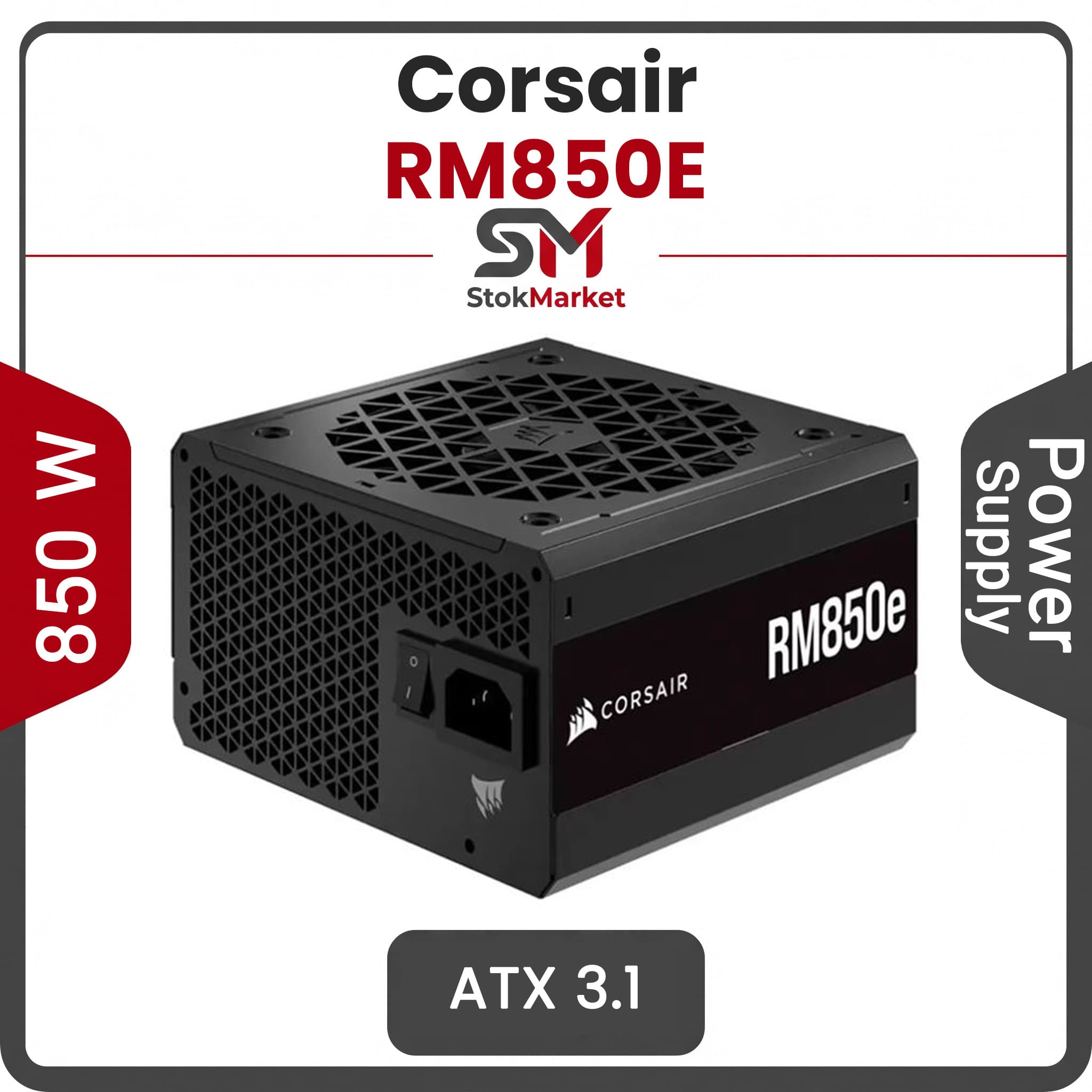 پاور کورسیر 850 وات Power Corsair RM850E Gold