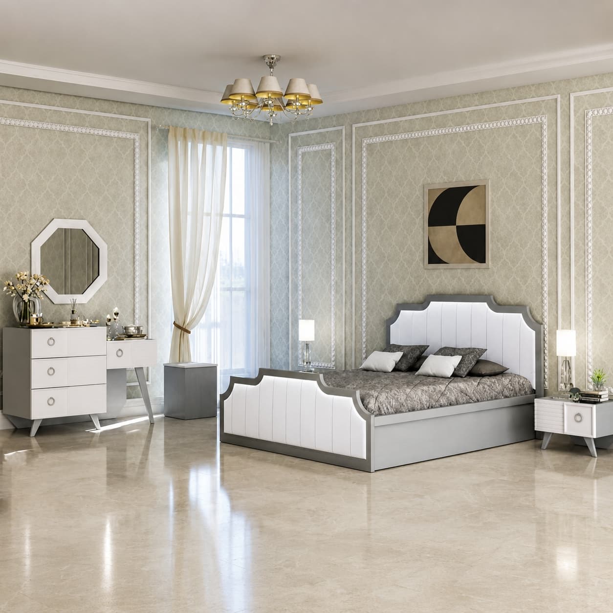 سرویس خواب دو نفره مدل پرنسس