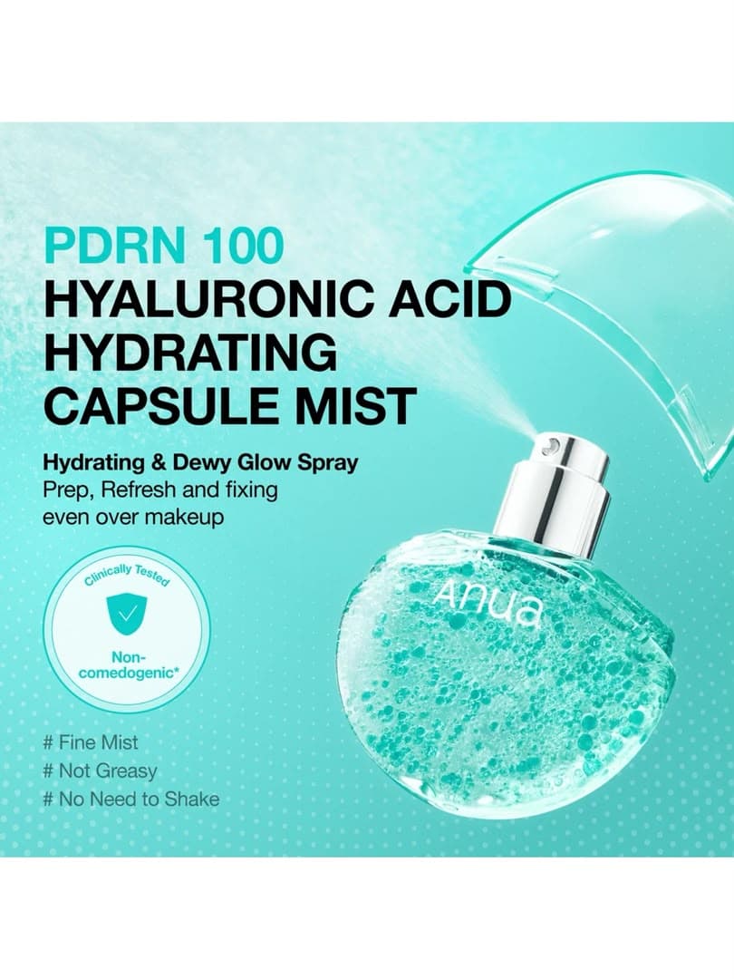 اسپری سرم صورت PDRN Collagen Glow مینی آنوا ۳۰ میلی‌لیتر — تصویر ۲