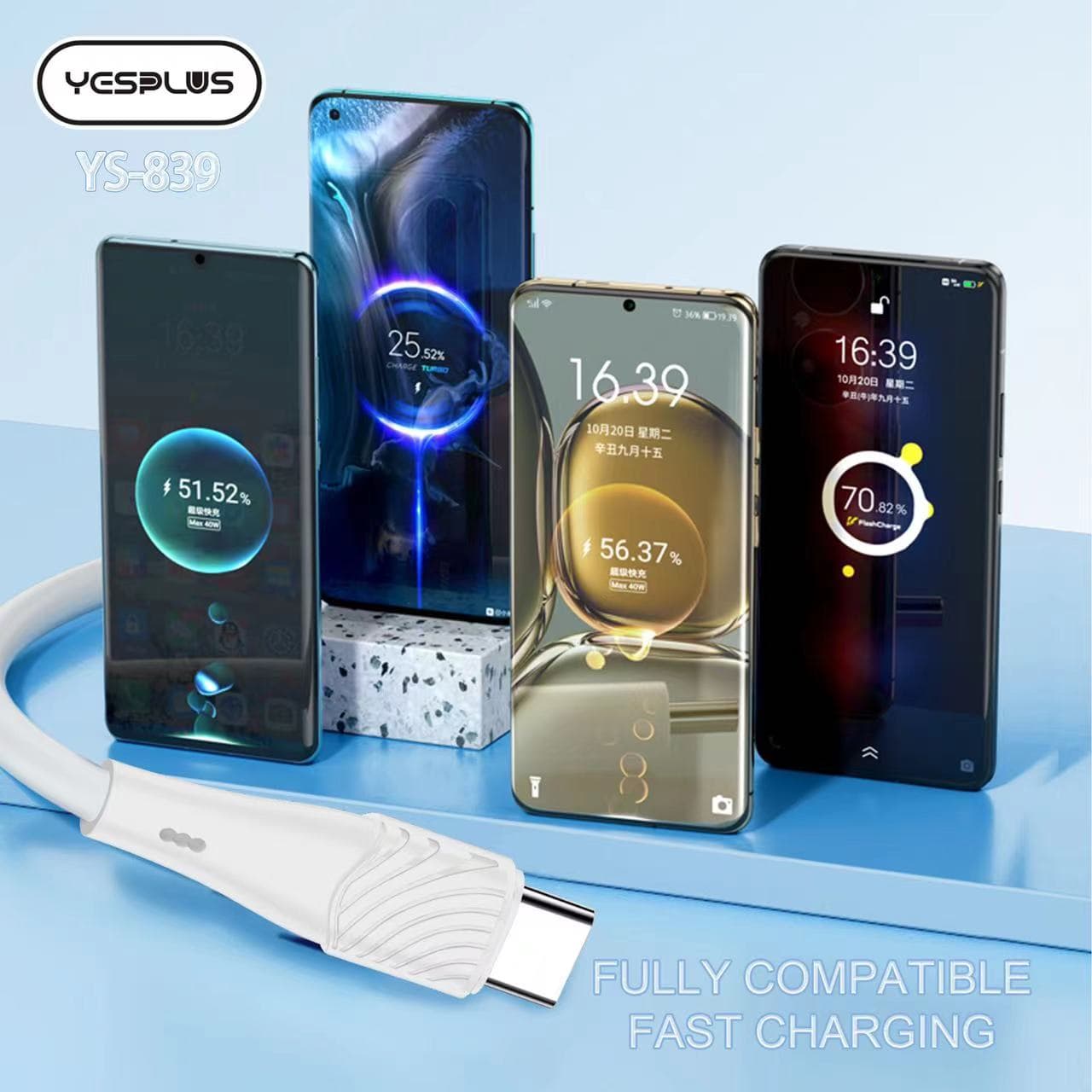 کابل شارژ و انتقال میکرو یس پلاس | Yesplus YS-839 — تصویر ۸