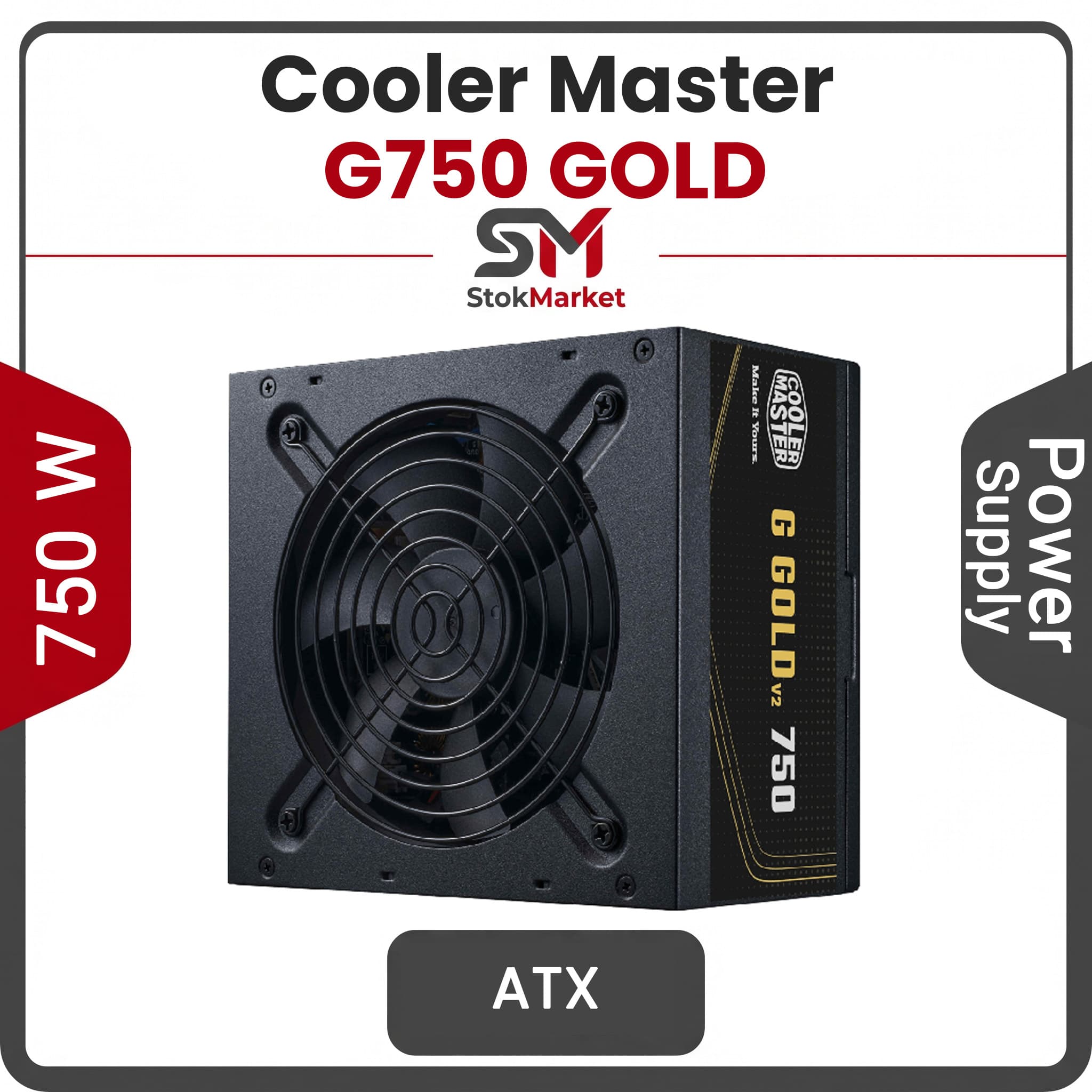 پاور کولر مستر 750 وات G750 GOLD – V2 (ATX3.1)