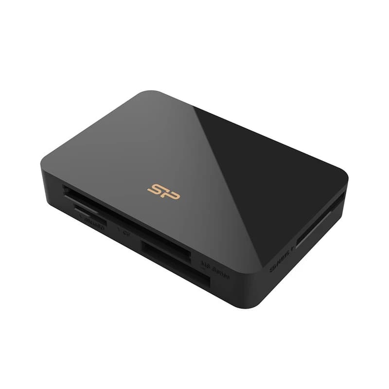 کارت‌خوان سیلیکون پاور All in One | USB 3.2 و پشتیبانی از SD، MicroSD، CF و MS