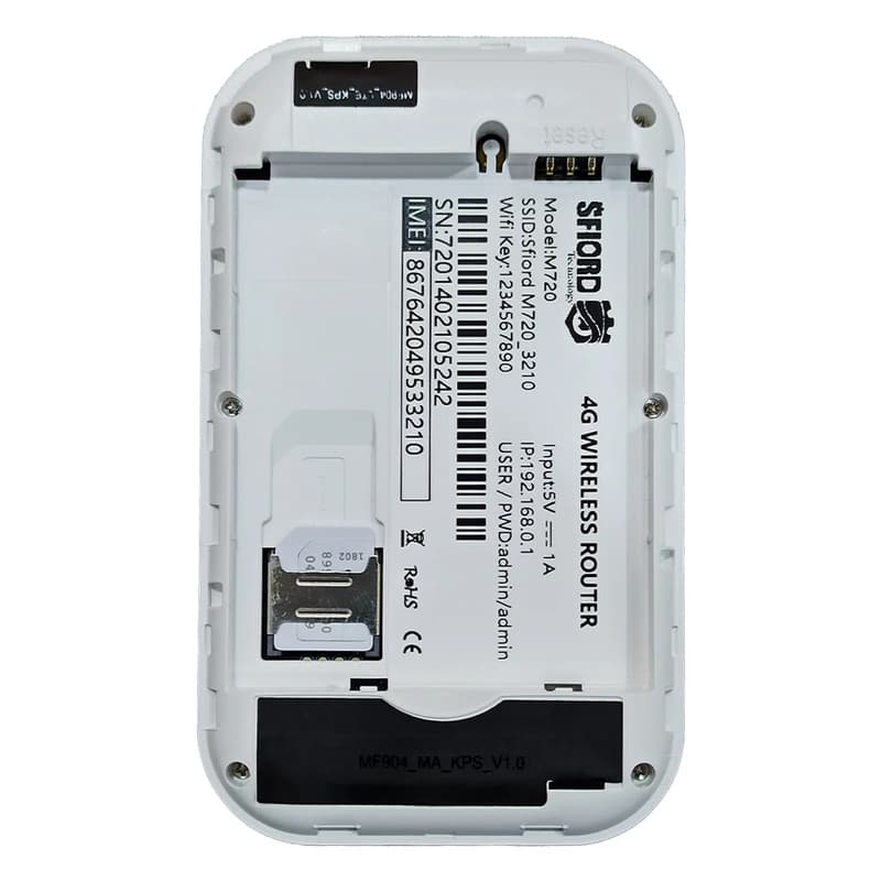 مودم جیبی 4G LTE اسفیورد M720 | 4.5G، باتری 3000mAh و سرعت 150Mbps — تصویر ۴