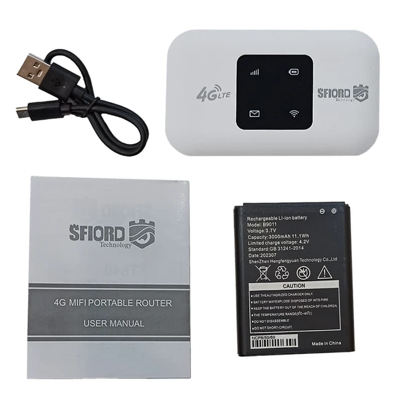 مودم جیبی 4G LTE اسفیورد M720 | 4.5G، باتری 3000mAh و سرعت 150Mbps — تصویر ۶