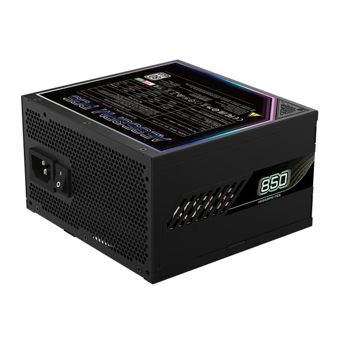 پاور 850 وات گیگابایت مدل AORUS ELITE P850W 80+ Platinum Modular PCIe 5.0 (rev. 1.0) — تصویر ۵
