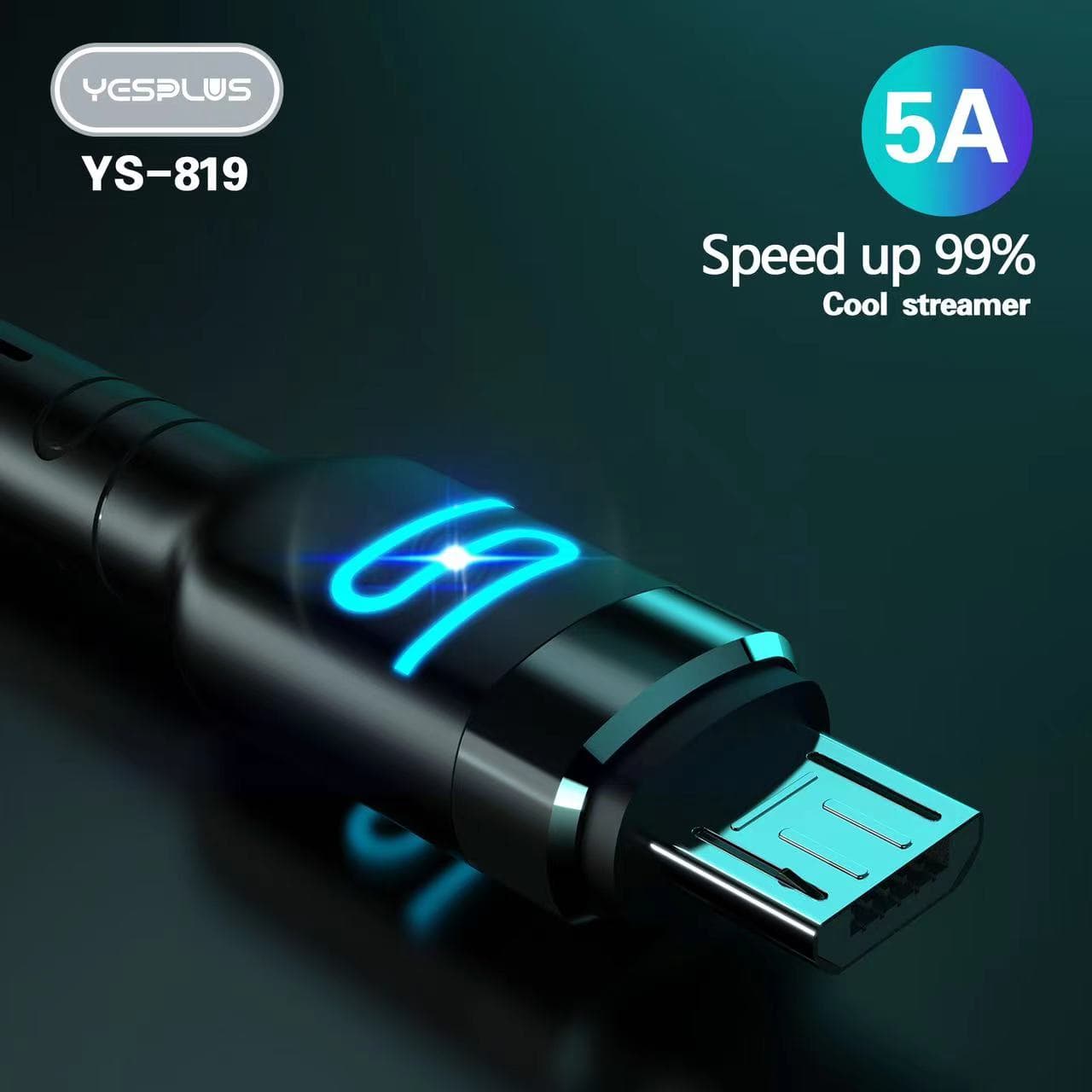 کابل آیفونی مدل ys-824 برند yes plus — تصویر ۶