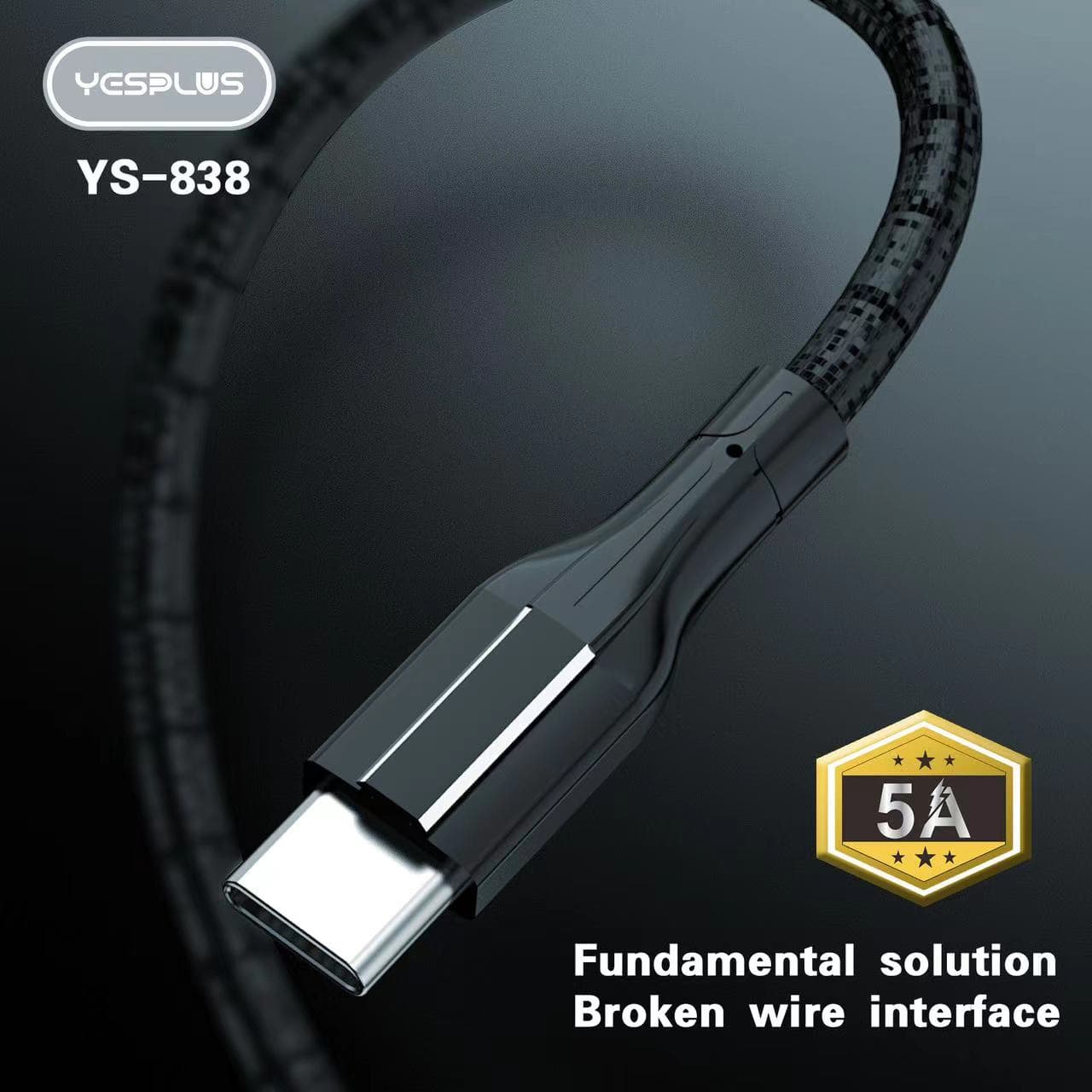کابل آیفونی مدل ys-838 برند yes plus — تصویر ۲
