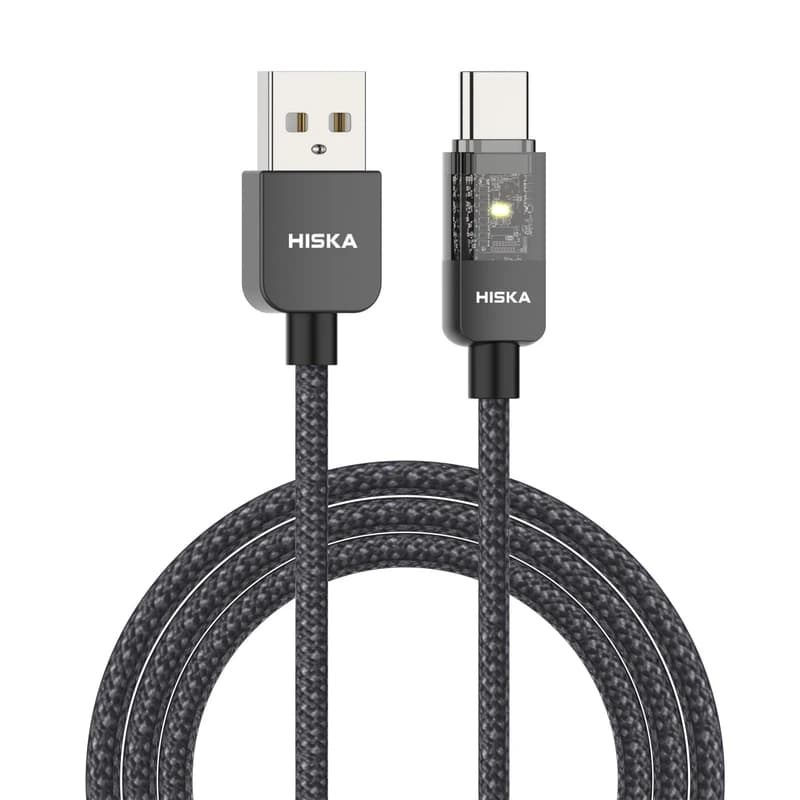 کابل تبدیل USB-A به USB-C هیسکا مدل LX-891AC طول 1 متر — تصویر ۲
