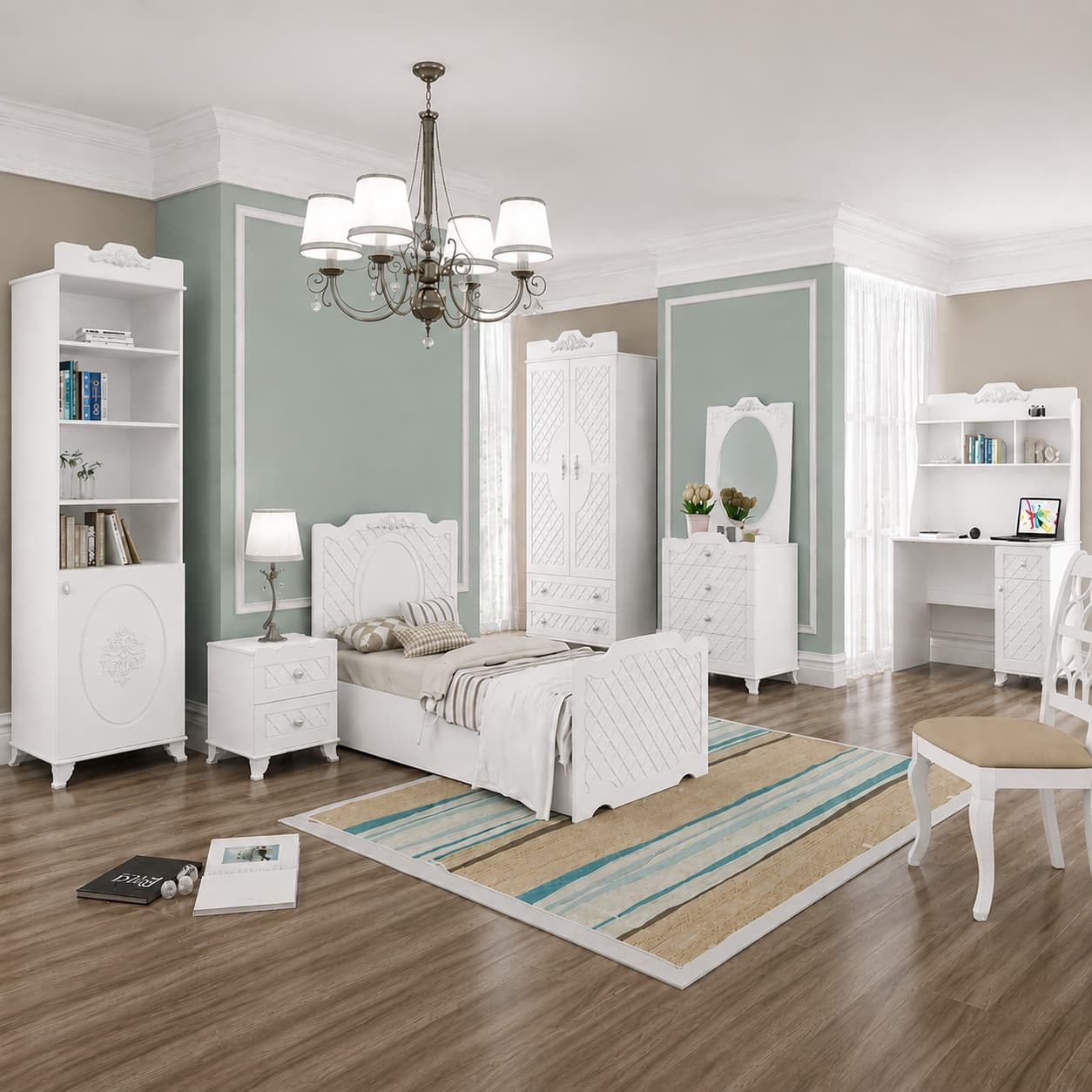 سرویس خواب یک نفره مدل روژین