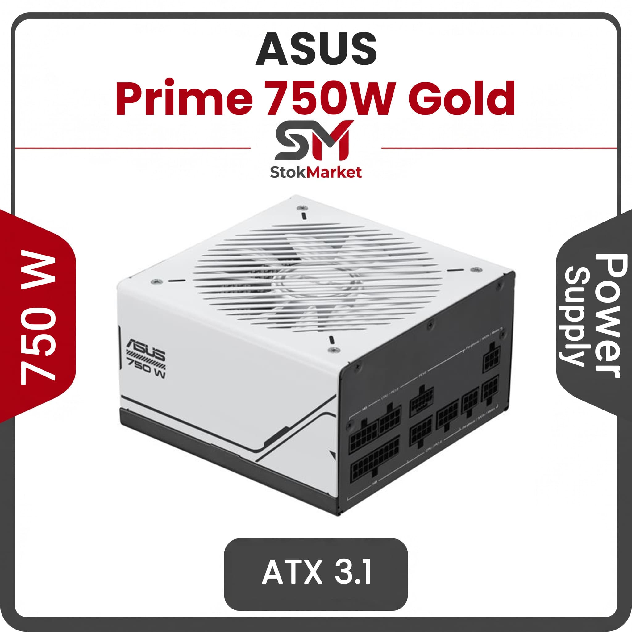 پاور 750 وات ایسوس مدل Prime 750W Gold ATX3.1 Full Modular