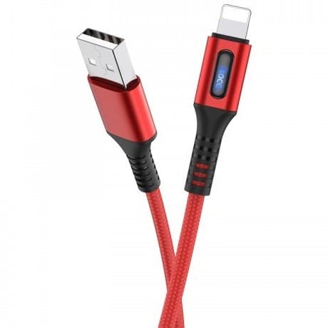 کابل شارژ هوشمند لایتنینگ IPHONE هوکو HOCO مدل U79 — تصویر ۳