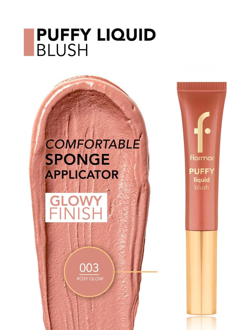 رژگونه مایع پددار فلورمار | Flormar Puffy Liquid Blush — تصویر ۴
