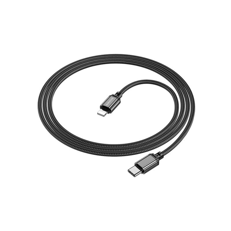 کابل تبدیل USB-C به لایتنینگ BOROFONE بروفون مدل BX87 20W طول 1 متر — تصویر ۲