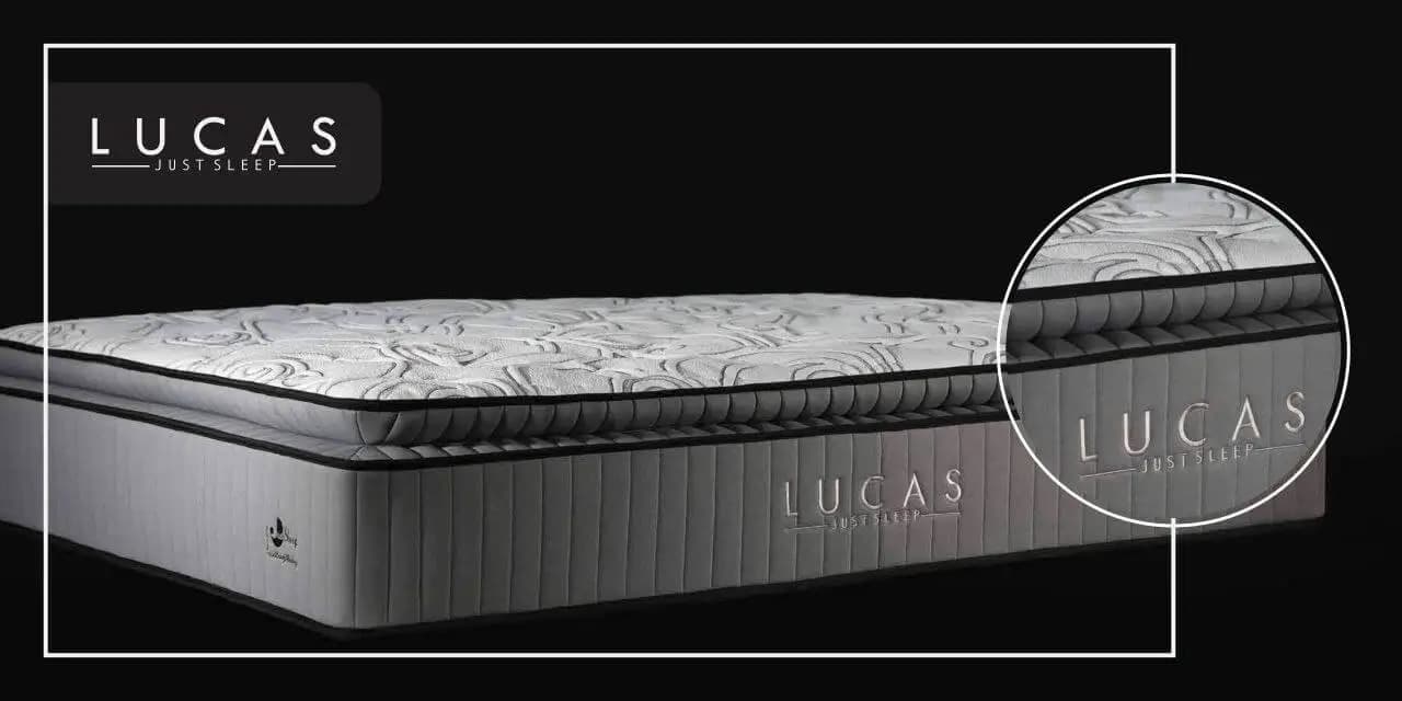 تشک سوپر طبی فنری پددار پاکتی جاست اسلیپ مدل لوکاس (Lucas)