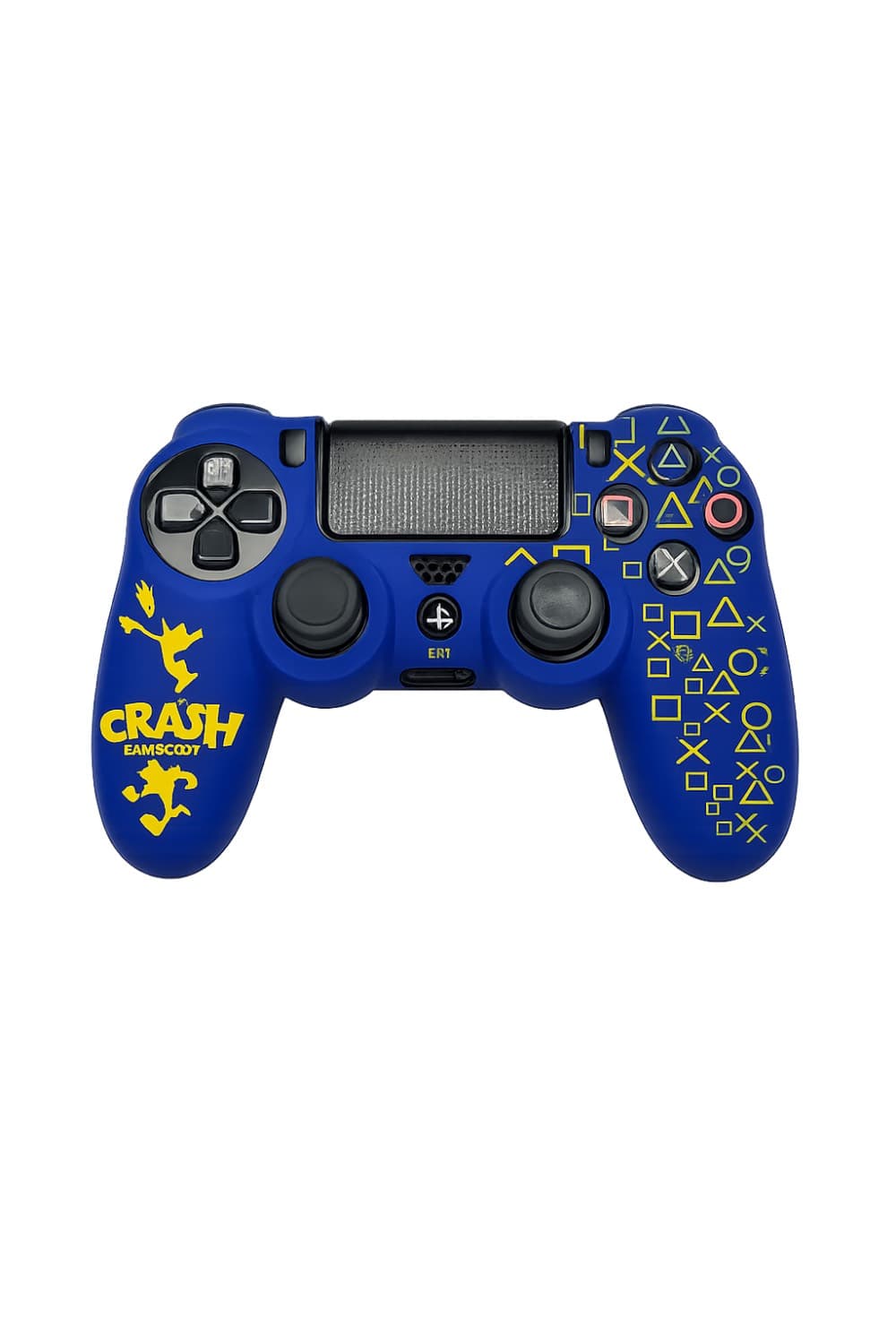 روکش دسته ps4 کراش ابی زرد