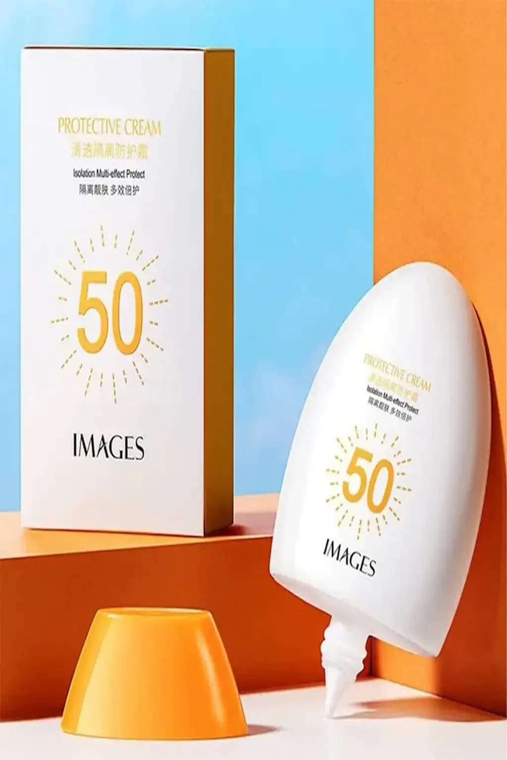 کرم ضد آفتاب بی رنگ SPF50 حجم ۴۵ میلی‌لیتر — تصویر ۳