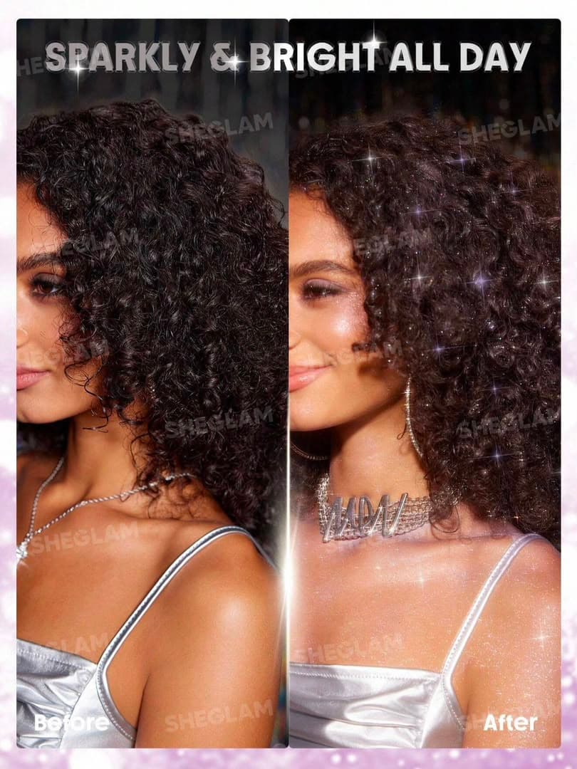 اسپری اکلیلی مو و بدن شیگلم مدل Disco Twist Hair & Body Glitter Mist – Dance Queen — تصویر ۲